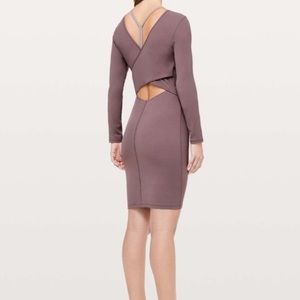 Lululemon Contour Dress Antique Bark 6